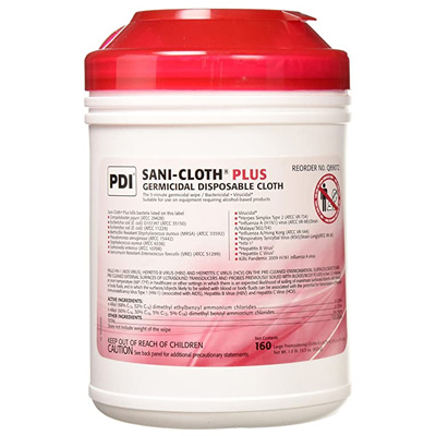 Sani-Cloth PLUS Disinfectant Wipes (160 / canister)